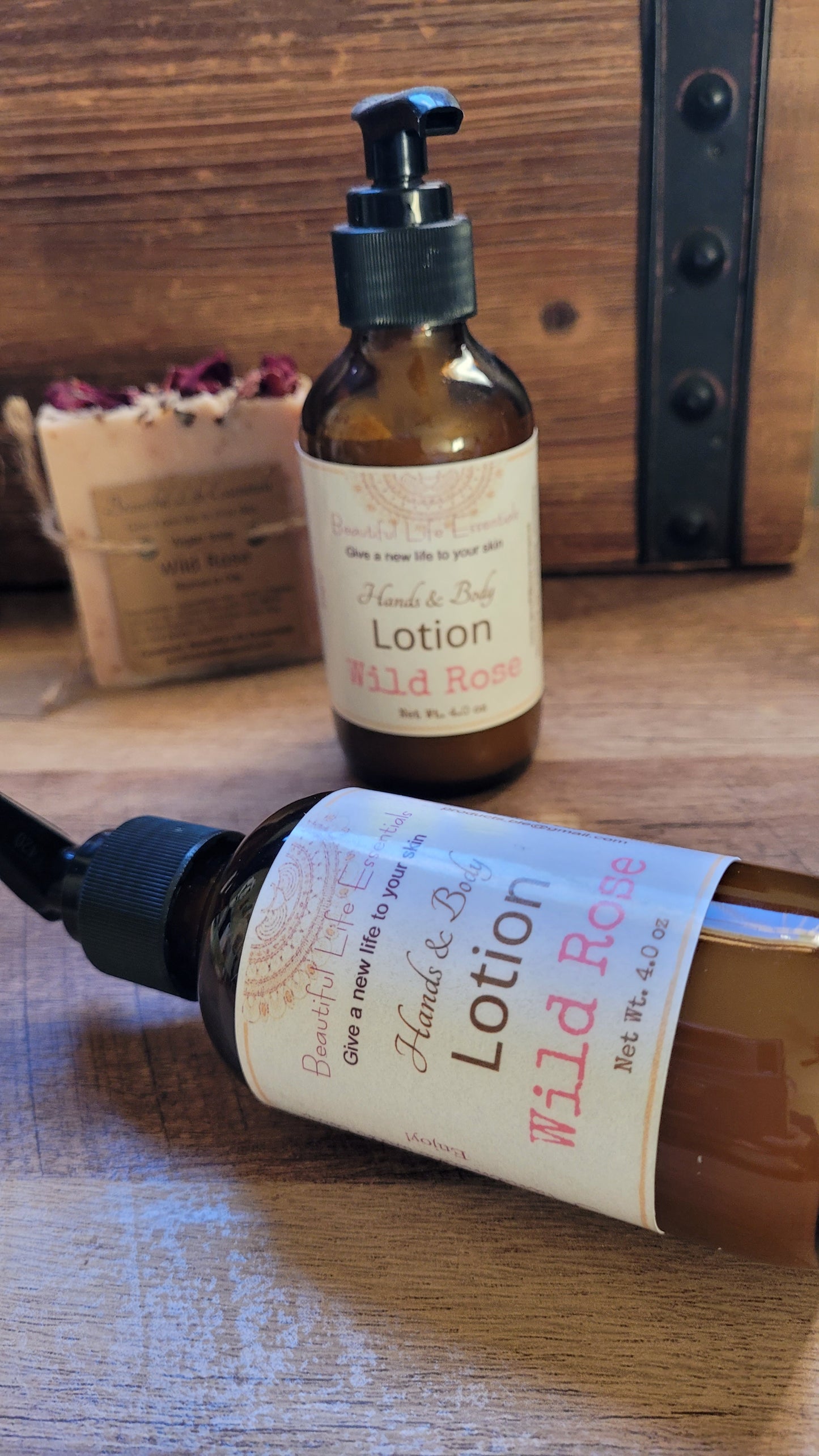 Body lotion wild rose