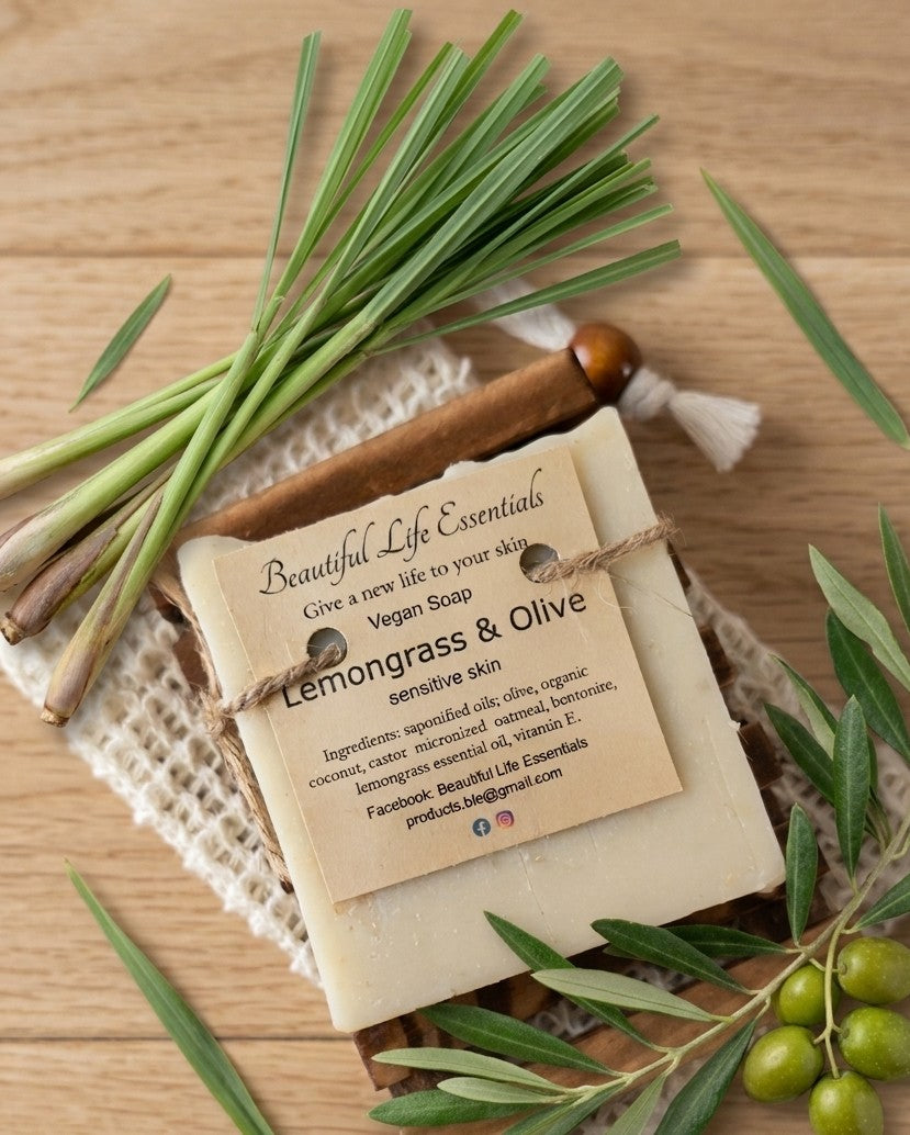 Lemongrass & Olive Vegan Soap