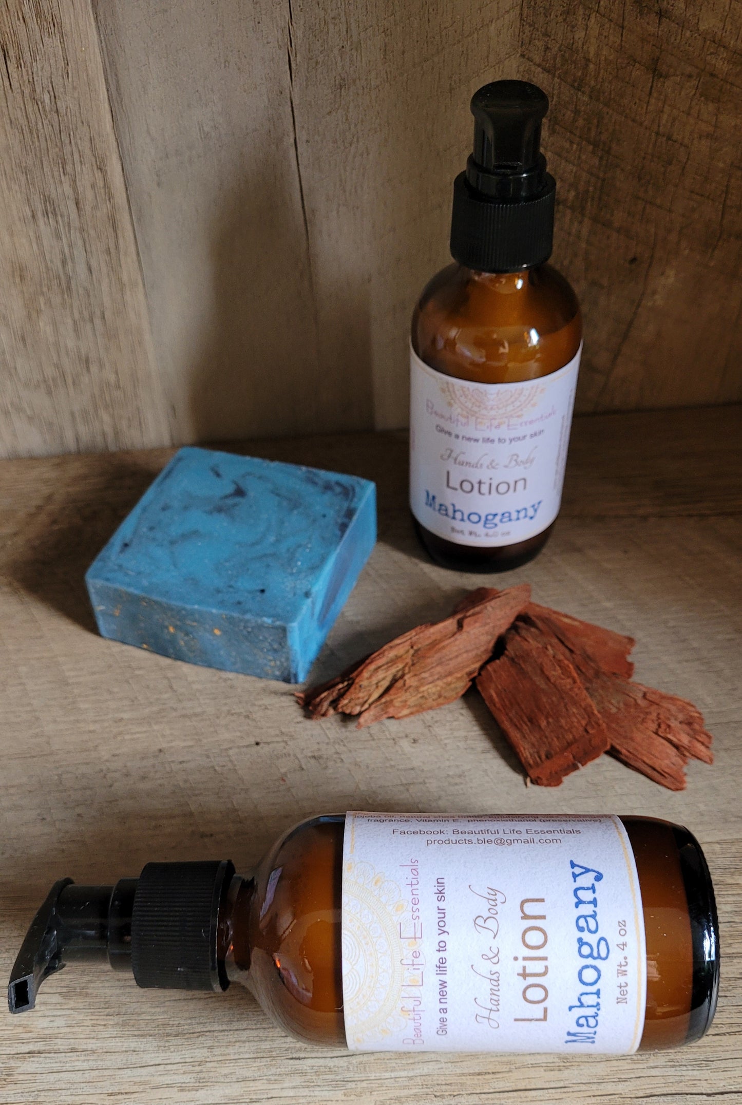 Mahogany body lotion has a woody aromatic fragrance for men's. Smells great and it's really moisturizer.