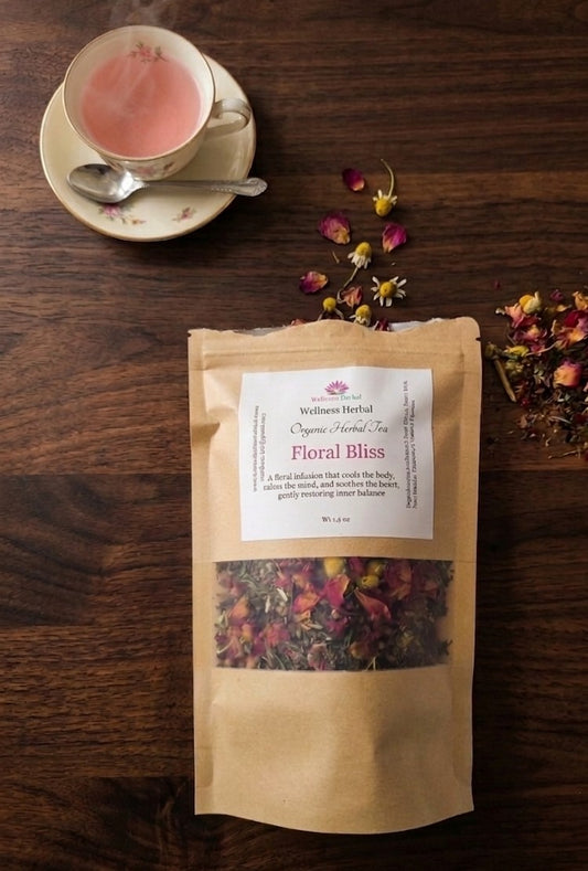 Floral Bliss - Heart-Calming Herbal Tea