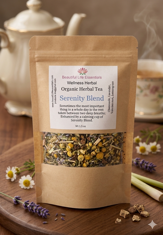 Serenity Blend - Herbal Tea for Calm & Restful Sleep