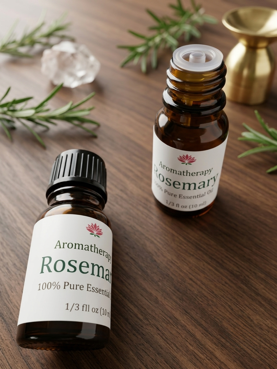 Rosemary Essential Oil 10ml (Built-in Dropper Cap)