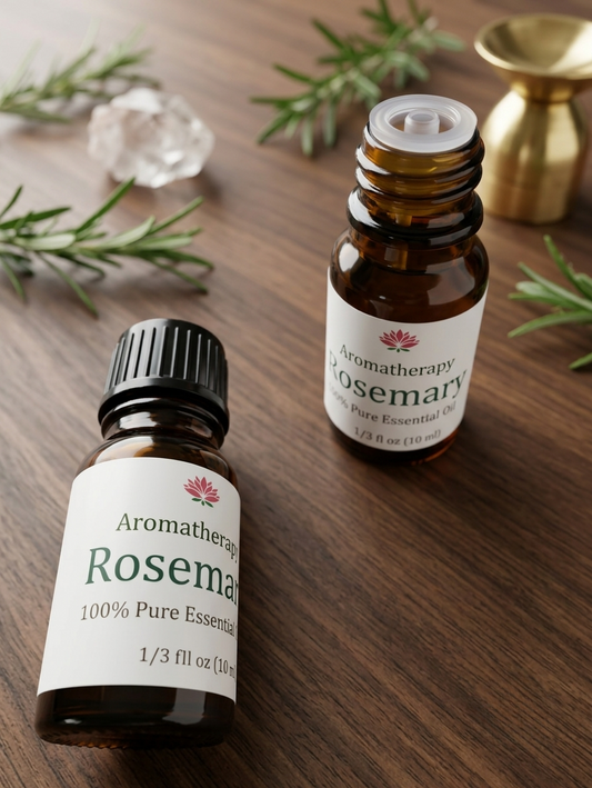 Rosemary Essential Oil 10ml (Built-in Dropper Cap)
