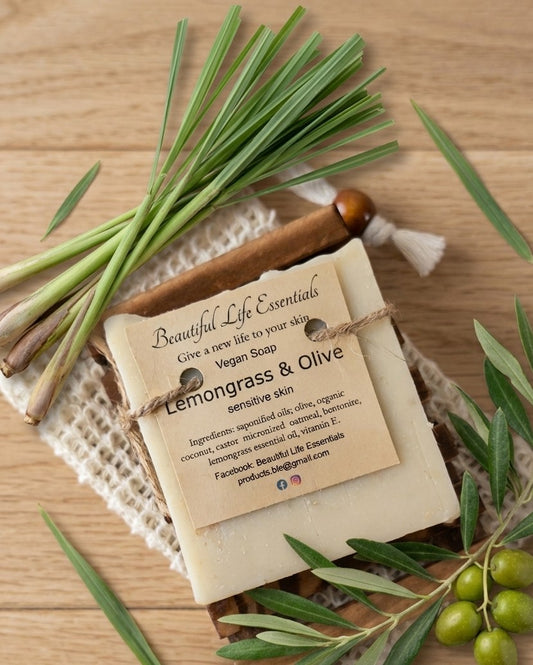 Lemongrass & Olive Vegan Soap